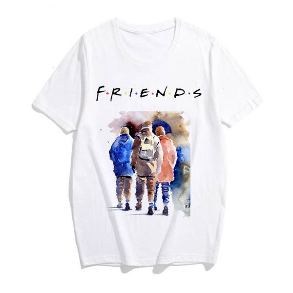 

men's t-shirts mens designer shirs friends summer harajuku neural shor-sleeved shir prined sree wind t-sh o0t0, White;black