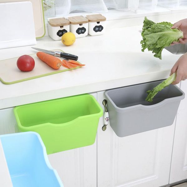 

waste bins wall mounted trash can portable hanging bin garbage storage box car recycle dustbin rubbish container for kitchen