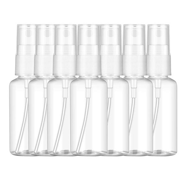 

storage bottles & jars 50pcs 60 ml transparent plastic perfume atomizer small mini empty spray refillable bottle