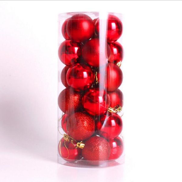 

factory outlet christmas decoration 24pcs christmas ball ornaments 1.57\