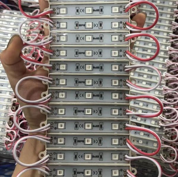 

super bright smd 5054 led module advertising light for sign dc12v 3led waterproof 75(l)*12(w)*6(h) modules
