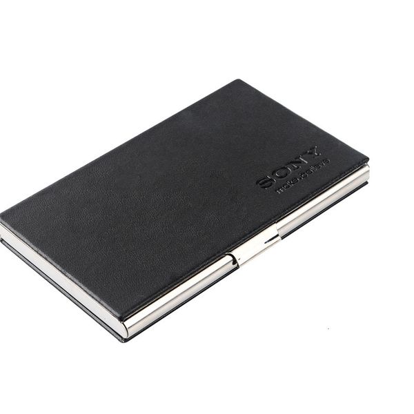 

files card holder aluminum oxide black metal business case n003 (figure)