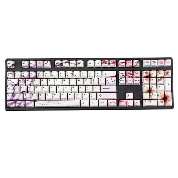

keyboards five sides dye-subbed pbt keycap 108 keys oem profile keycaps for mx switches diy