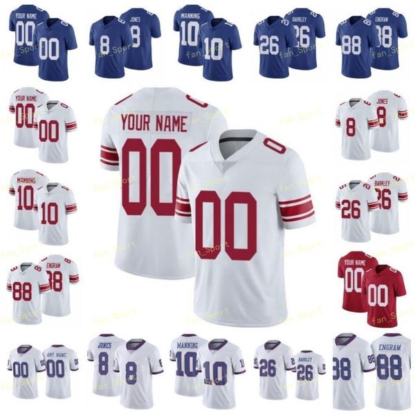 

51 azeez ojulari 54 blake martinez football jersey 99 leonard williams 13 odell beckham jr. 23 logan ryan 21 landon collins 29 xavier mckinn, Black;red