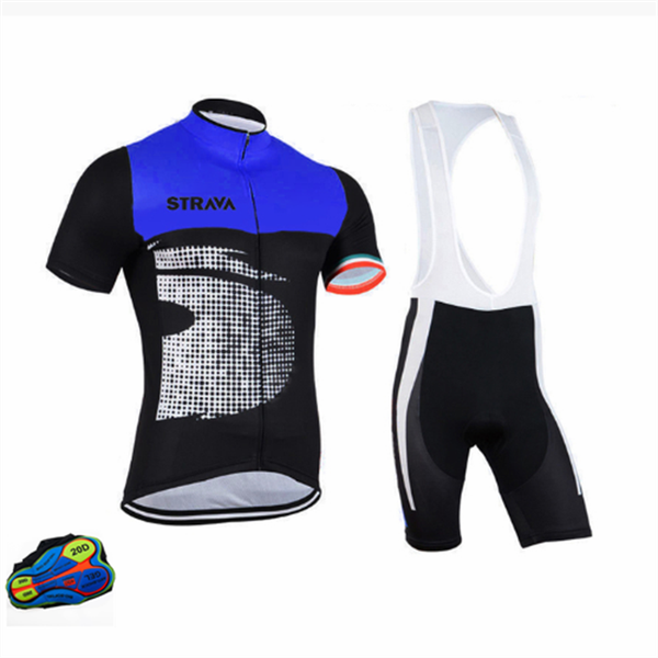 

racing sets strava china wholesale short sleeve cycling wear and pants set ,men quick dry bicycle clothing men's jersey suit, Black;blue