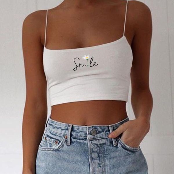 

women's tanks & camis crop women solid color vest sleeveless tank blusas 2021 fashion club ropa de mujer, White