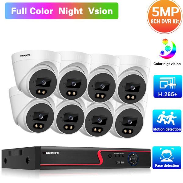 

home cctv monitoring security camera system set 8ch dvr kit ahd dome video surveillance sysmte 8 channel xmeye wireless kits