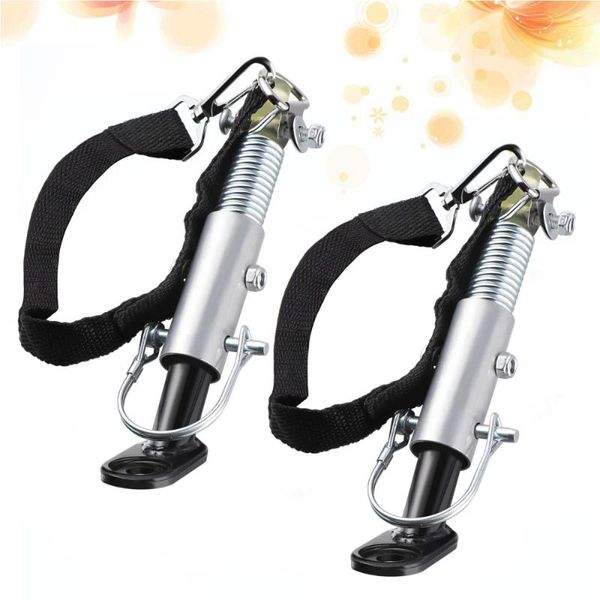 

car & truck racks 2pcs universal bike trailer hitch quick release metal linker adapter attachment (silver)