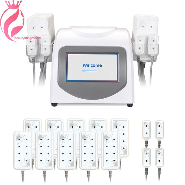5 mW LED Schlankheits-Low-Level-Lasertherapie (LLLT) 14 Pads Fat Burning Beauty 440 mW