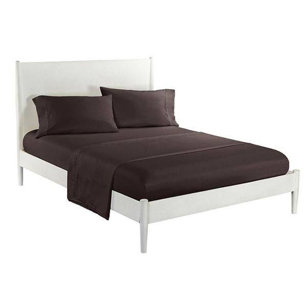 

bedding sets sheet pillowcase polyester solid fitted household mattress cover four corners with el elastic band bed linen set