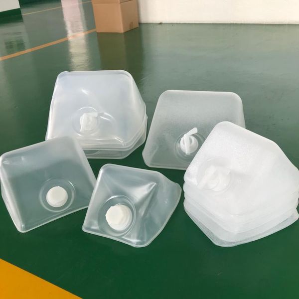 

Pcs 5L Flexible LDPE Foldable Collapsible Soft Plastic Barrel Container Cubitainer Storage Bags