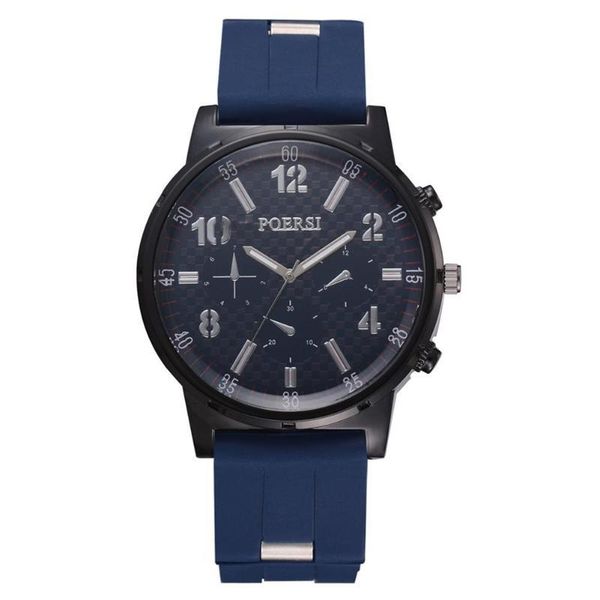 

wristwatches 2021 fashion men silicone strap wristwatch sports quartz watch casual analog business wrist watches decor gift relogio masculin, Slivery;brown