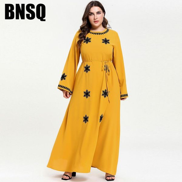 

fashion long sleeve large size embroidered long robe, White;black