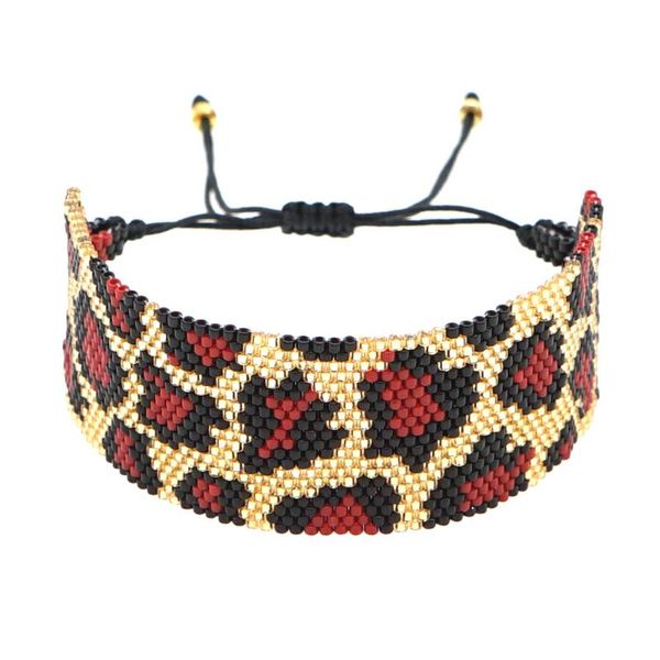 

charm bracelets go2boho miyuki bracelet leopard for ladies jewelry handmade beads pulseras fashion friends gift mexican jewellery, Golden;silver