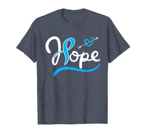 

Hope Blue Ribbon Heart Shirt I Prostate Cancer Awareness, Mainly pictures