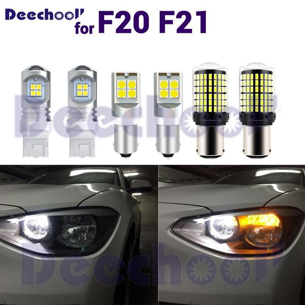 

emergency lights white canbus t20 py21w h16w led bulbs for 1 series f20 f21 sidelights parking light + daytime running lights+turn signa
