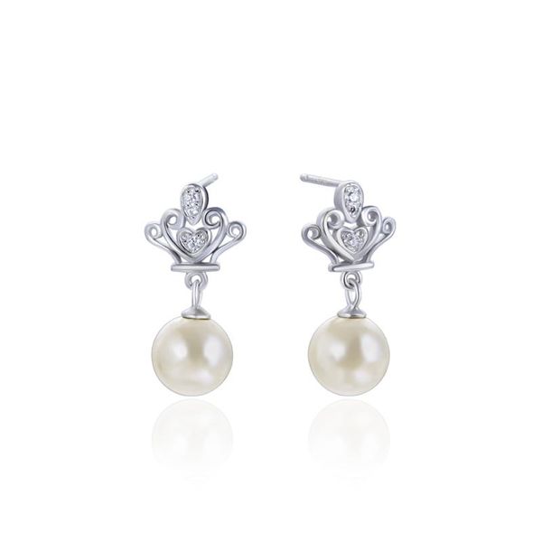 

other s925 sterling silver cute white pearl earrings stud women wedding engagement ear jewelry statement gift for girl chd001434, Golden;silver