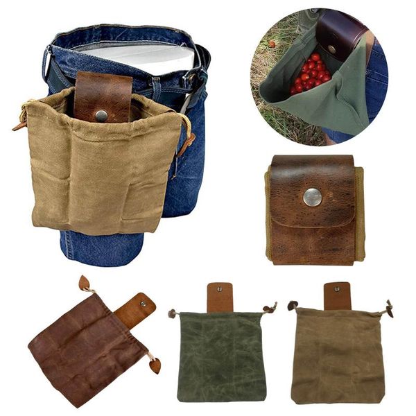 

storage bags picking bag canvas fruit jungle tool toolkit camping organizers