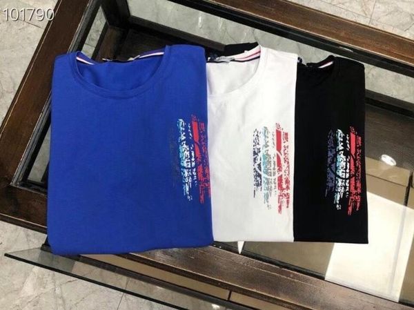 

2021t shirt fashion casual t-shirt, graffiti print. size m - 3 xl, White;black
