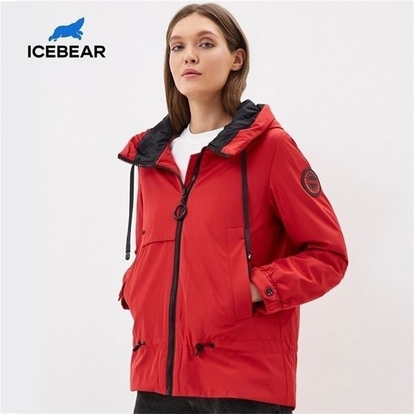 

women coat with a hood stylish casual women jacket women autumn clothes brand clothing gwc2023d 211007, Black