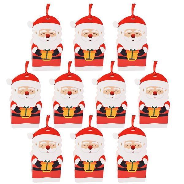 

gift wrap 10pcs christmas box hanging pendants candy party favor for