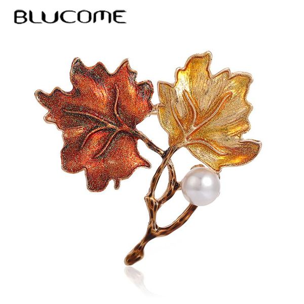 

pins, brooches blucome cubic zircon brooch luxury copper peral leaves for women wedding party, Gray