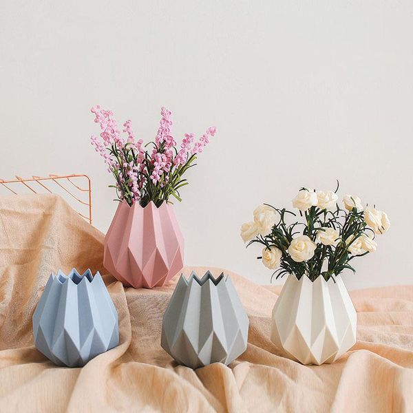 

vases modern ceramic vase porcelain handicrafts home decoration tablemini origami flower pot for wedding