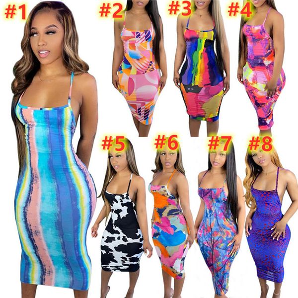 

women dresses sleeveless clothing summer scoop neck party dress stretchy clubwear slim clothes 4877, White;black