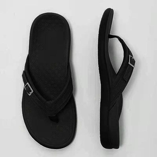 

beach flip flops women sandals summer ladies slippers cool shoes street flat for girls, Black