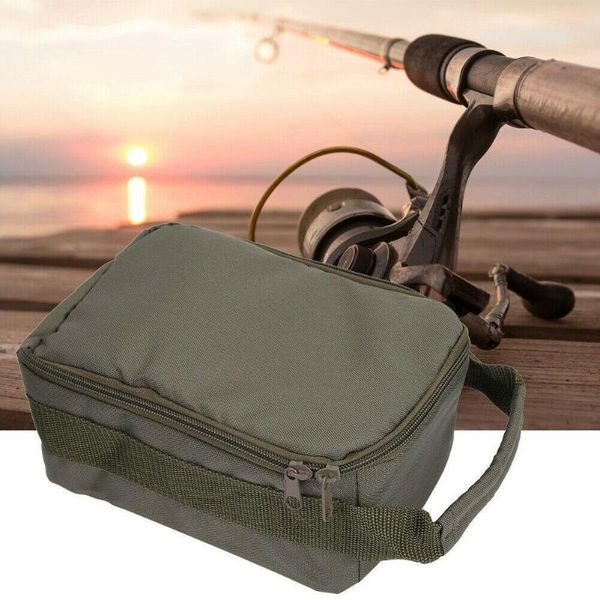

fishing accessories 1 pcs outdoor portable bag multi-compartment fiber storage polyester line t5y9