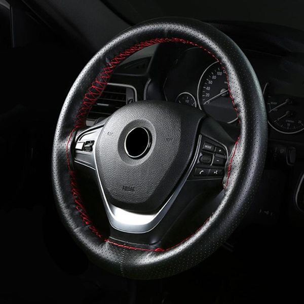 

steering wheel covers cover breathable design steering-wheel braid case fit car suv