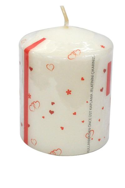 

"i love you" written cylinder candle candles