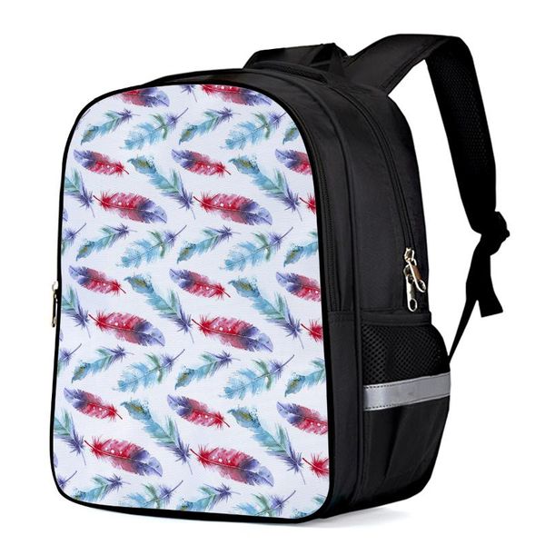 

backpack small fresh feather toddler boy girl elementary school kindergarten