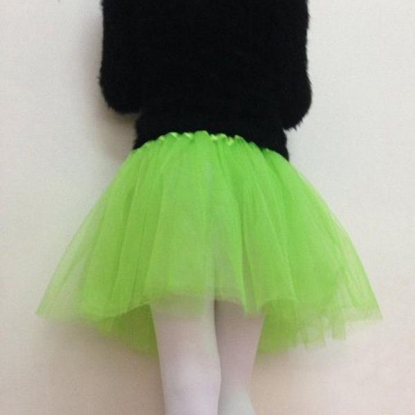 

skirts women tulle mini short tutu skirt elastic waistband ball gown mesh ladies lower wear dance, Black
