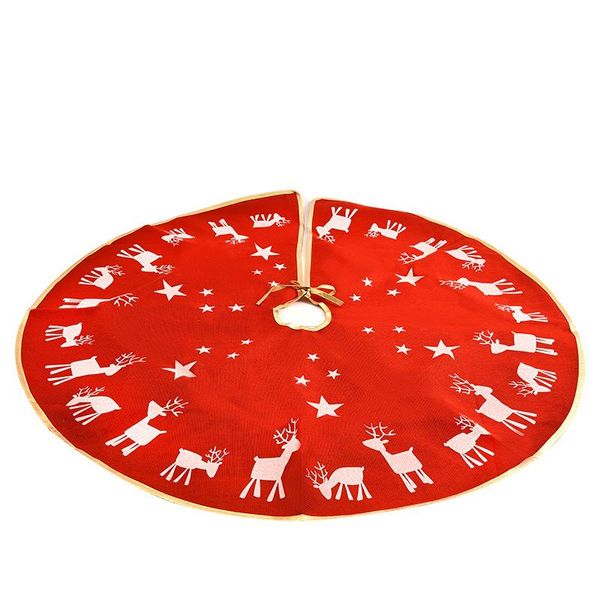 

christmas decorations 96cm red tree skirt carpet ornaments for year xmas party holiday decoration