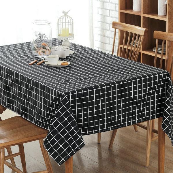 

table cloth #a plaid square linen party living room dining scenery picnic