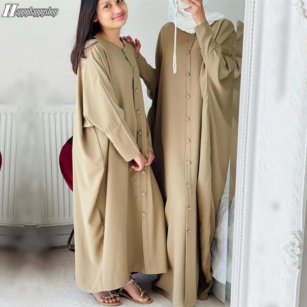 

ethnic clothing solid color women loose dress arab bat sleeve long robe muslim islamic abaya kaftan dubai gown turkish caftan moroocan, Red