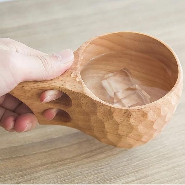 

mugs wood tea cup with hand grip coffee natural jujube milk travel wine beer cups for home bar kitchen gadgets