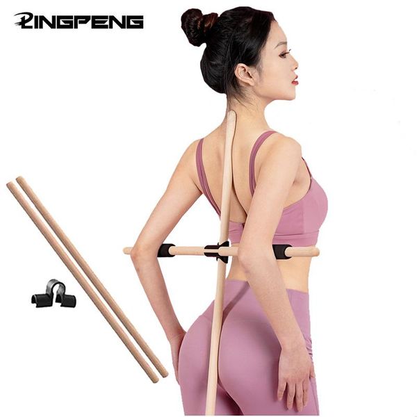 

pieces of indoor sports dancers gymnasts yoga sticks fitness open shoulders beautiful back durable shaping stretching tools accessories