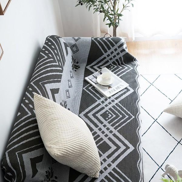 

blankets geometric texture sofa towel blanket cover full decoration model room tapestry