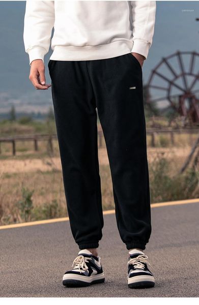 

men's pants 4275 2021 autumn and winter casual trendy straight loose, Black