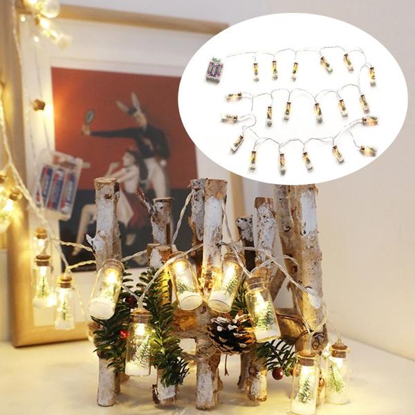 

christmas led drift bottle string light star twinkle lamp xmas for wedding party valentine's day decor pendant & drop ornaments strips
