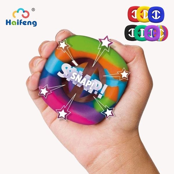 

pop anti finger hand grip reliever fidget children simple dimple stress toy push bubble figet toys kids