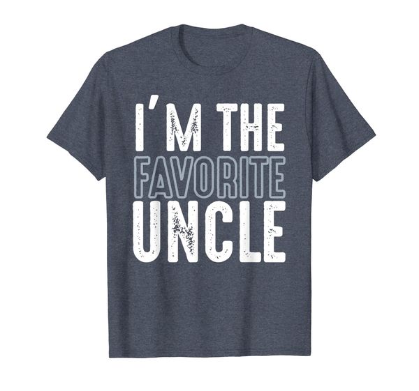 

i'm the favorite uncle funny quotes family gift t-shirt, White;black