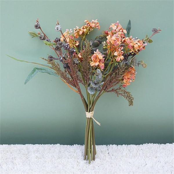 

decorative flowers & wreaths 9pcs/bouquet fashion eucalyptus fake flower eco-friendly widely use