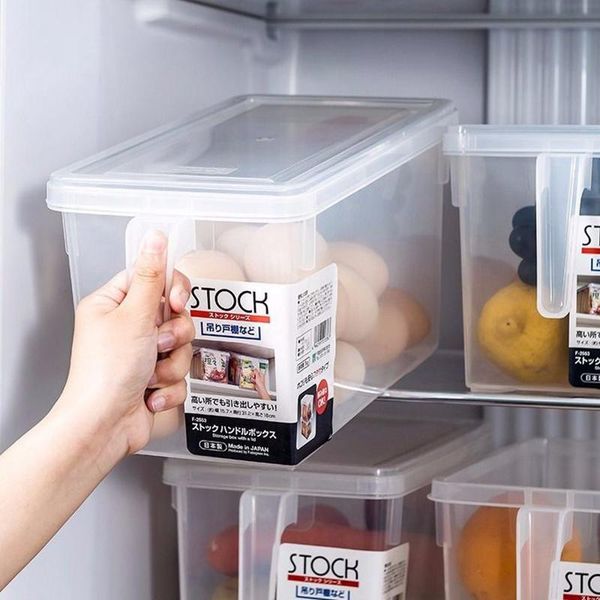 

1pc capacity plastic sealed cans kitchen storage box transparent canister keep fresh clear container & organization