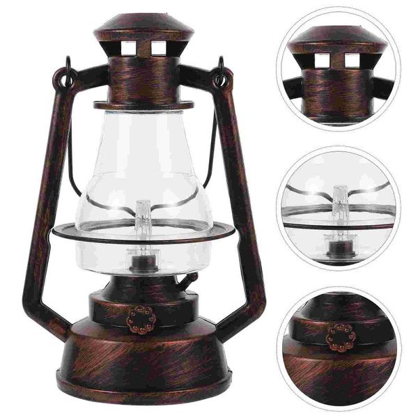 

wall lamp 1pc vintage emulational flame light portable outdoor camping oil