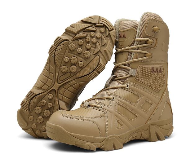 Stivali militari tattici desertici che lavorano con scarpa da scarpa da scarpa da combattimento stivale militari tacticos tacticos zapatos scarpe da uomo feamle