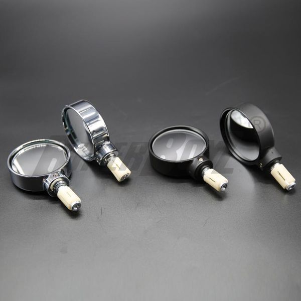 

rearview motorcycle rear view side mirrors motorbike retroviseur scooter retrovisor moto bar end small round mirror