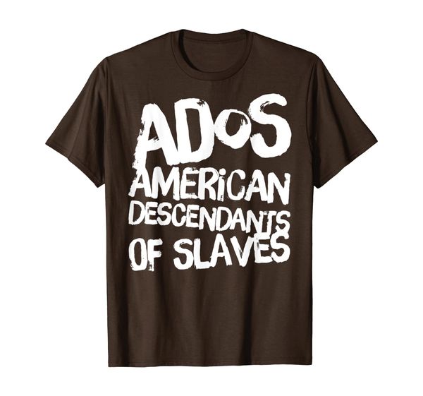 

#ados tshirt slavery reparations stay on code ados gift t-shirt, White;black